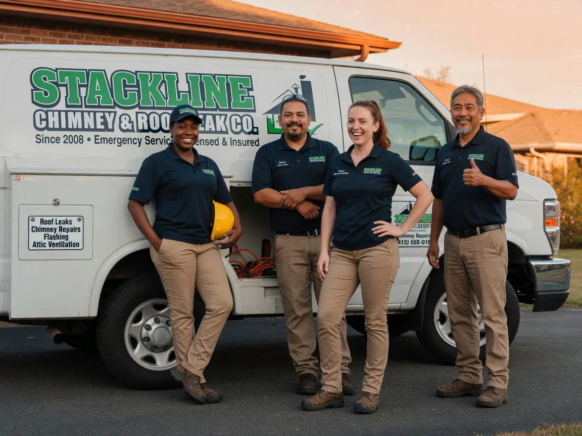 Chimney flashing repair company in Martinsville, IL